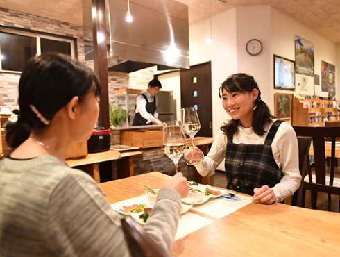 ディナーで利用する